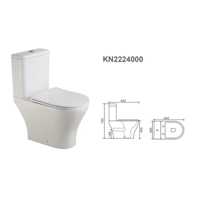 Унитаз-компакт напольный Knois KN2245000 с сидением, Knois, , Knois