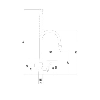 Смеситель для кухонной мойки Fmark FS1062-C02, Коллекция FM62, , SAVOL
