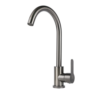 Смеситель для кухни Wasser Zimmer ZM-7721-2Q-747  графит, SUS304, Смесители Wasser Zimmer, , Wasser Zimmer