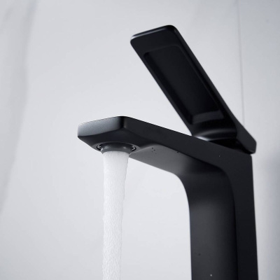 Cмеситель для раковины Shevanik S4601H черный, Коллекция S46, , Shevanik