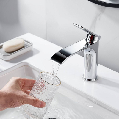 Смеситель для раковины Shevanik S4101 хром, Коллекция S41, , Shevanik