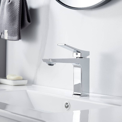 Cмеситель для раковины Shevanik S4401 хром, Коллекция S43, , Shevanik