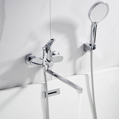 Cмеситель для ванны Shevanik S4322 хром, Коллекция S43, , Shevanik