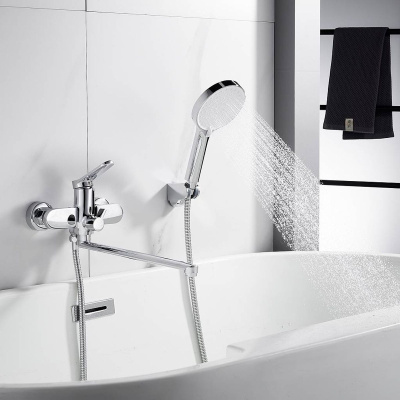 Cмеситель для ванны Shevanik S4322 хром, Коллекция S43, , Shevanik