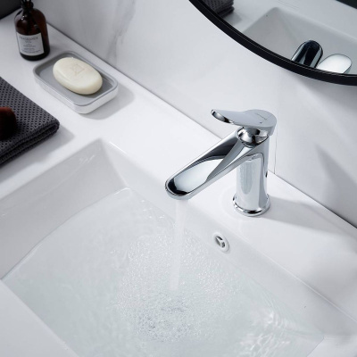 Cмеситель для раковины Shevanik S4301 хром, Коллекция S43, , Shevanik