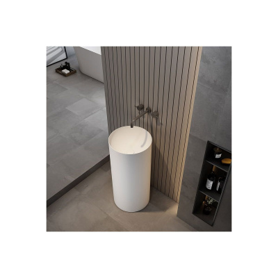 Раковина Vincea Solid Surface Vincea VBS-6SP01MW, 400*400*850, напольная, цвет белый матовый, Мебель и раковины, , Vincea