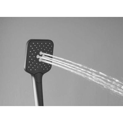Душевая стойка Vincea  Cube VSFS-1C1GM, вороненая сталь, Vincea наличие, , Vincea