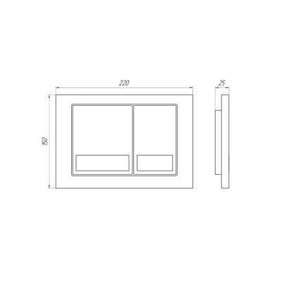 Комплект Инсталляция АНИ Пласт WC1010A без фитингов + Клавиша Ани Пласт WP1210, хром + Унитаз подвесной РИО Люкс 30745  дюропласт с микролифтом ROSA, Комплекты инсталляции с унитазом, ,