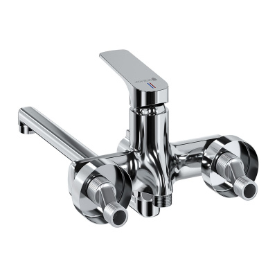 Смеситель для ванны GROSS AQUA Prado 7578828C-35F с длинным изливом 350 мм