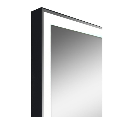 Зеркало Strong Black LED 700х1000 ЗЛП136 с сенсором, холодная подсветка