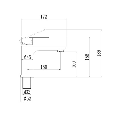 Смеситель для раковины Fmark FS8801H черный (12)