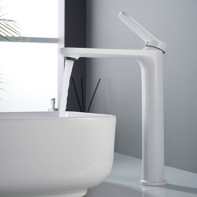 Cмеситель для раковины Shevanik S4311C белый (10)