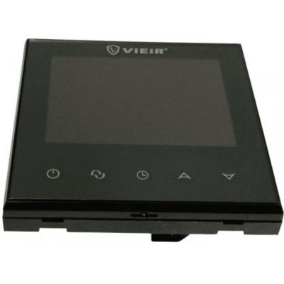 Термостат комнатный VIEIR VR406-C черный (мин.1/100)