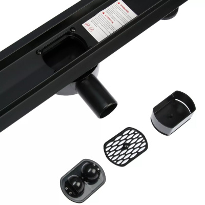 Желоб водоотводящий 500х70 мм TIM BAD555002 с поворотным фланцем 360°C, комбинированный затвор (1/4)