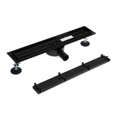 Желоб водоотводящий 500х70 мм TIM BAD555002 с поворотным фланцем 360°C, комбинированный затвор (1/4)