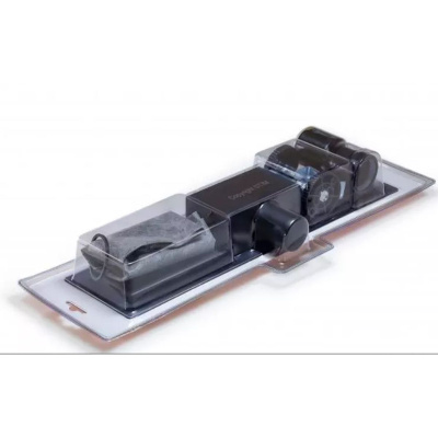 Желоб водоотводящий 400х70 мм TIM BAD464002BK сухой + гидрозатвор, черный матовый (1/4)