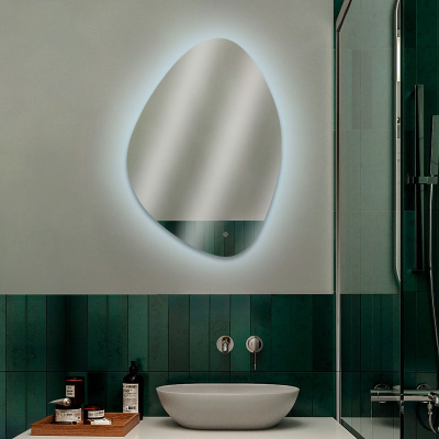 Зеркало AGATA LED 6085-Zm2, 600х850 мм, с сенсором, капля