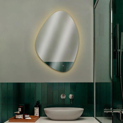 Зеркало AGATA LED 6085-Zm2, 600х850 мм, с сенсором, капля