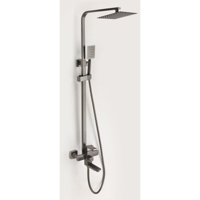 Душевая стойка Fmark FS8145Q со смесителем, лейкой и тропическим душем (1)