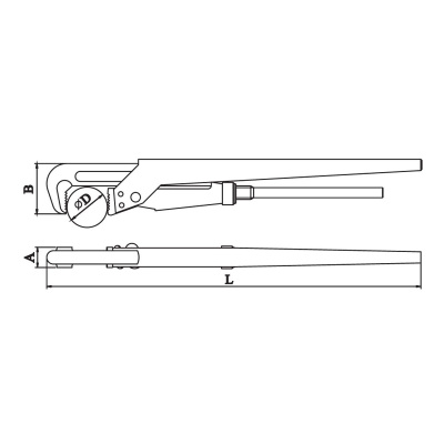 Ключ трубный 300 мм КТР-1 (НИЗ) (1/20)