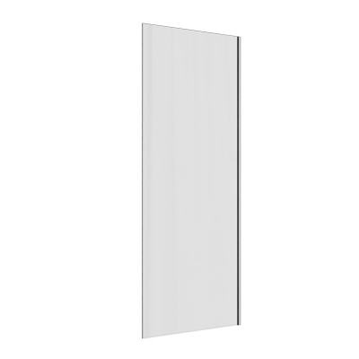 Шторка на ванну стеклянная 60х140 см Watersense Paula W00209 прозрачное закаленное стекло, профиль хром