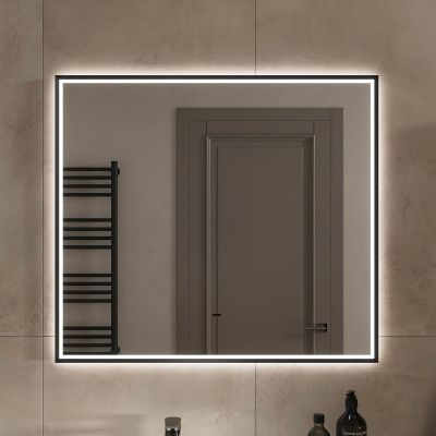 Зеркало EQUIL FOREST LED 900х800, zkFRST.LED90-15, черный