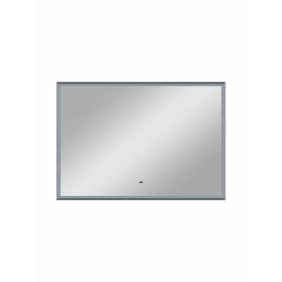 Зеркало Stage Grey LED 800х600 ЗЛП4927 Серый муар с бесконтактным сенсором, алюминиевый профиль