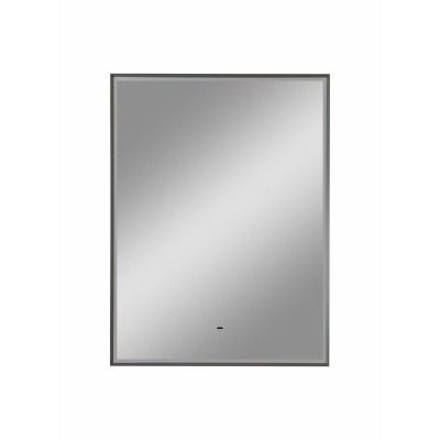 Зеркало Stage Grey LED 600х800 ЗЛП4925 Серый муар с бесконтактным сенсором, алюминиевый профиль