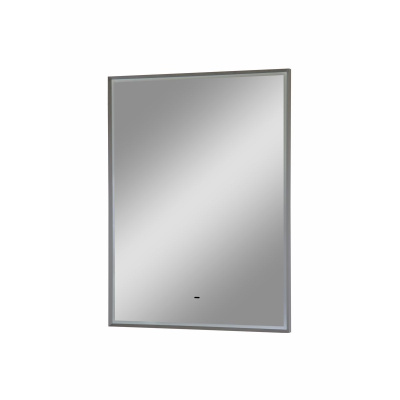 Зеркало Stage Grey LED 600х800 ЗЛП4925 Серый муар с бесконтактным сенсором, алюминиевый профиль