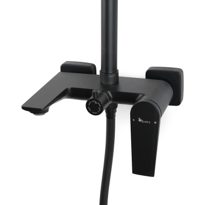 Душевая стойка с изливом OLIVE’S VIAR 28511VRB, черный (5)