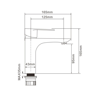 Смеситель для раковины OLIVE’S NENSA NS16100 (10)