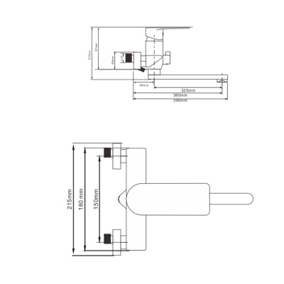 Смеситель для ванны OLIVE’S NENSA NS16221 с длинным изливом (10)