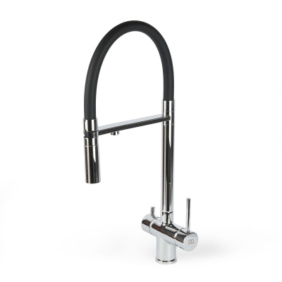 Смеситель для кухни DQ DA1462501Chrome с подключением к фильтру питьевой воды, хром (10)