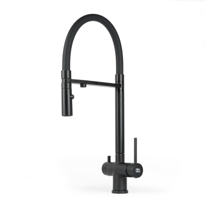 Смеситель для кухни DQ DA1462505 Black с подключением к фильтру питьевой воды, черный (10)