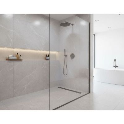 Желоб водоотводящий SAVOL S-DL01L-60 сатин, под плитку 60 см (6)