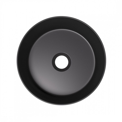 Раковина накладная Watersense Milana D31 W00171 310х310х110 мм черная матовая