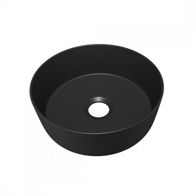 Раковина накладная Watersense Milana D31 W00171 310х310х110 мм черная матовая