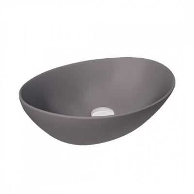 Раковина накладная Watersense Amelia 40 W00065 410х335х145 мм графит матовая