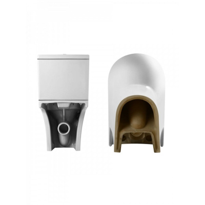 Унитаз напольный безободковый торнадо Watersense Nancy Vortex W00749 74,5х37,5х63,5 см, микролифт