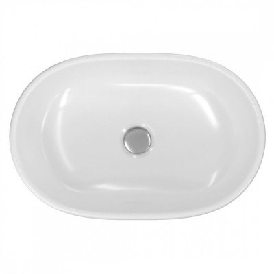 Раковина накладная Watersense Camila 52 W00013 520х330х130 мм белая