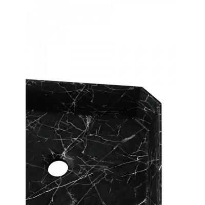 Раковина накладная Watersense Paula 50 W0075 500х370х135 мм черный мрамор