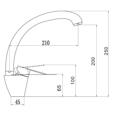 Смеситель для кухни Fmark FS8234 сатин (10)