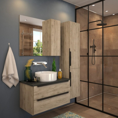 Раковина накладная Watersense Milana D41 W00006 410х410х140 мм белая