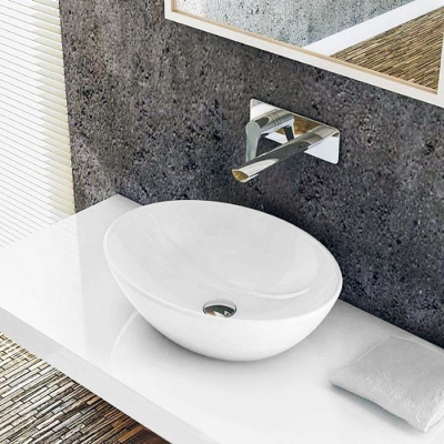 Раковина накладная Watersense Amelia 40 W00005 410х335х140 мм белая