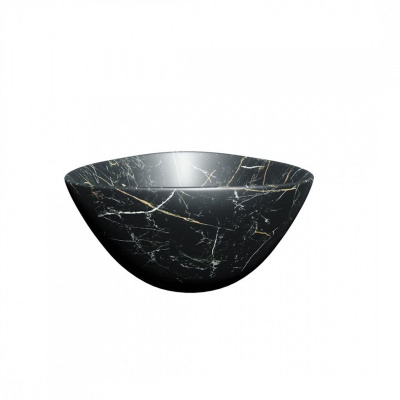 Раковина накладная Watersense Amelia 40 W00069 410х335х145 мм черный мрамор