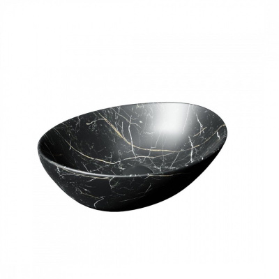 Раковина накладная Watersense Amelia 40 W00069 410х335х145 мм черный мрамор