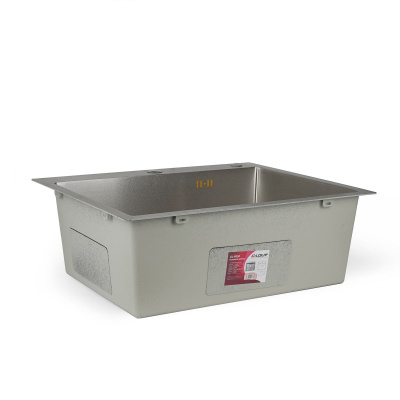 Мойка для кухни врезная G.lauf GL-6050 хром из нержавеющей стали, 60*50 см без сифона