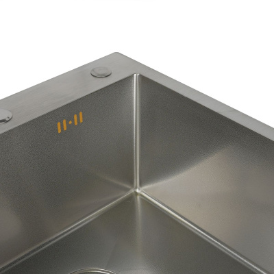 Мойка для кухни врезная G.lauf GL-5050 хром из нержавеющей стали, 50*50 см без сифона