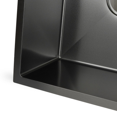 Мойка для кухни врезная G.lauf GL-6050MG графит из нержавеющей стали, 60*50 см без сифона