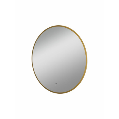 Зеркало D800 Mirgold LED ЗЛП5151 c бесконтактным сенсором, золотая окантовка